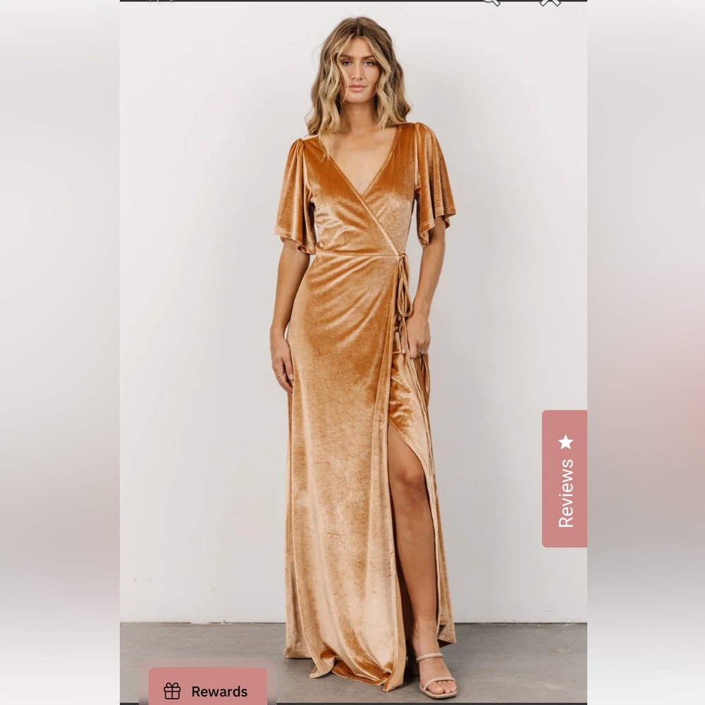 Meghan Velvet Wrap Dress
